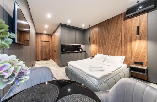 Pechers'kyi District Apartment | Апартаменти-студіо "Premium Lux Apartments French Quarter 2" з гідромасажною ванною чи з душем