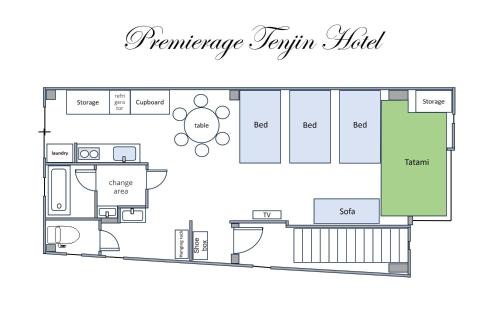 Tenjin Apartment | プレミアージュ天神ホテル