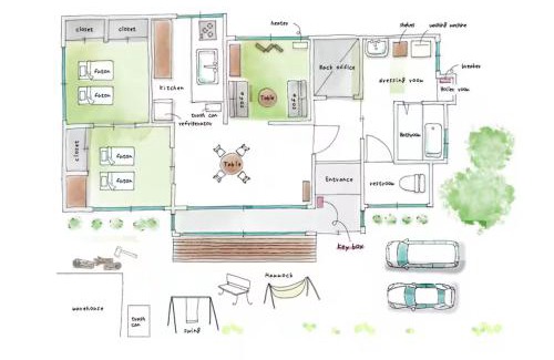 Shiraoi House | 一軒家まるごと貸切宿Woodウッド