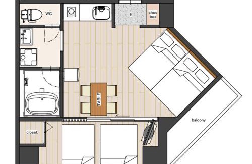 Shikitsuhigashi Apartment | 大国町・恵美須町駅からすぐのマンション1室/最大8名宿泊可能/新世界が徒歩圏内!