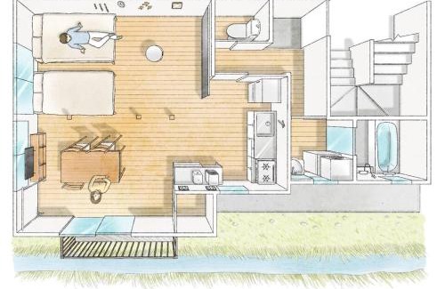 Hiekawa Apartment | 川の音を聴きながら非日常体験を-伊豆の川辺に佇む小さなアパート-一人旅歓迎