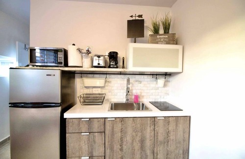 Mayaguez Pueblo Apartment | 1.6 Modern Farmhouse with Generator Balcony