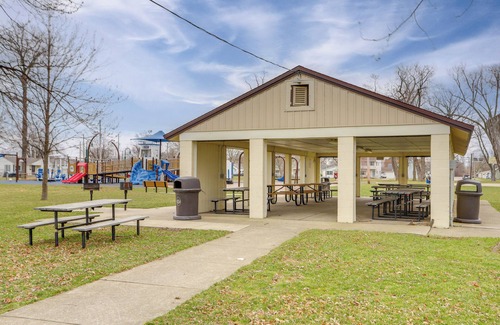 Port Clinton Cottage | 1 Block to Beach: Home w/Hot Tub in Port Clinton!