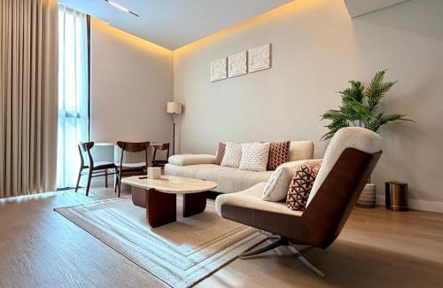Sharjah Apartment | 1 BR Luxury Apt by AJ Aljada