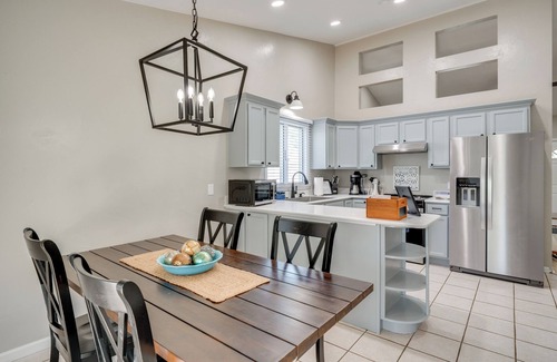 Lake Mills Condo | 1 Mi to Beach: Dog-Friendly Condo in Lake Mills!