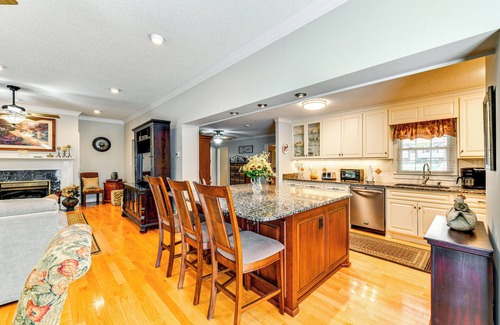 Hudson House | 1 Mi to Dtwn: Home w/Fire Pit & Deck in Hudson!