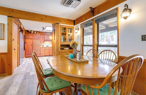 Placerville Cabin | 1 Mi to Lake: Hot Tub Haven in Pollock Pines!