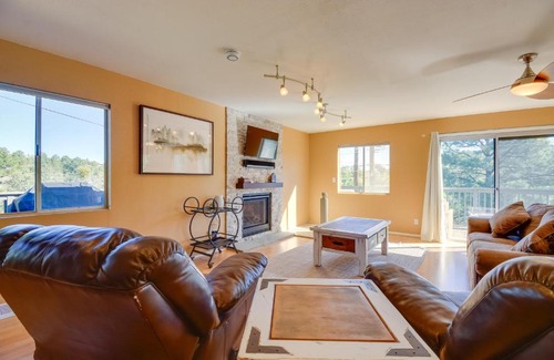 Prescott House | 1 Mi to Whiskey Row Home with Fire Pit and Deck