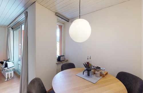 St. Moritz Apartment | 1-room flat on the 4th floor for 2 persons.