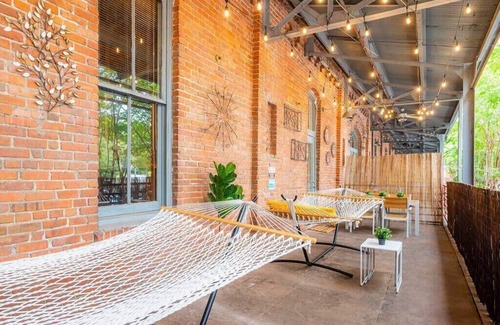Downtown Apartment | 100 Year-Old Historic Brick 2BR Loft -Large Patio1