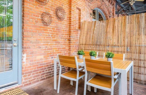 Downtown Apartment | 100 Year-Old Historic Brick 2BR Loft -Large Patio1