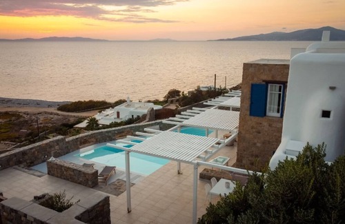 Agios Stefanos Villa | 180°View PRIVATE Pool Villa Choulakia to enjoy SUN kissing SEA!
