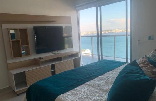 Bocagrande Apartment | 19TH FLOOR LUXURY APARTMENT BAY VIEW CARTAGENA