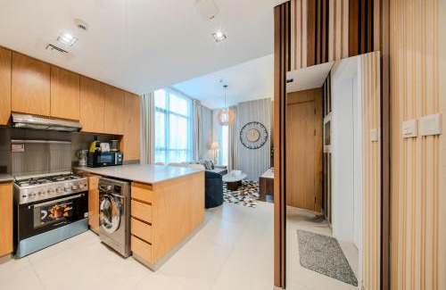 Sharjah Apartment | 1BR Marble Mansion by Blue Cloud Holidays