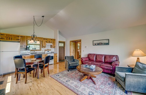 Cedar Cliff House | 2 lakefront cabins with lake & mountain views, private dock