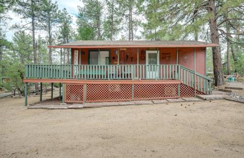 Prescott House | 2 Mi to Arizona Christmas City! Cabin with Fireplace
