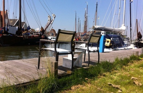 Monnickendam Apartment | 2 people, 23 m2, private bathroom, harbor view, with terrace