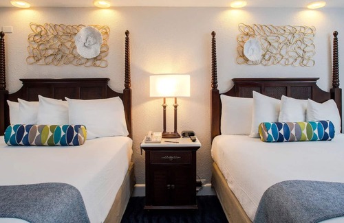 St. Pete Beach Hotel | 2 Resort View Hotel Room Balcony at Tradewinds, Onsite Pool, Parking