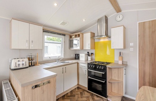 Westmarsh House | 2018-2021: 12ft-wide caravan ideal for families with one double and two twin.
