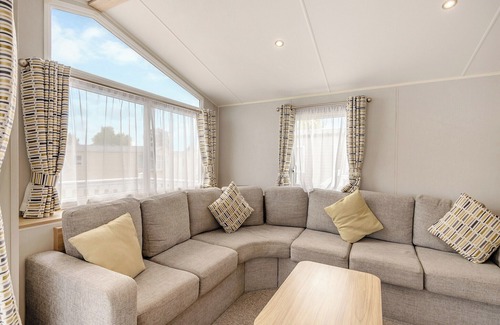 Westmarsh House | 2018-2021: 12ft-wide caravan ideal for families with one double and two twin.