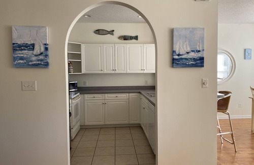 Murrells Inlet Apartment | 2BR 1BA Beside Dunkin. Walk to Marshwalk, Bike Path, Inlet, Marina and Beach!