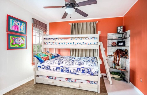 Neptune Beach House | 3/2 Pool Home - 2 blocks from bch - w/ Golf Cart!