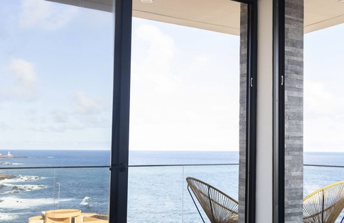 Praia Apartment | 3 bdr aprt, stunning seaview, rooftop pool - LCGR
