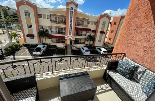 Gregorio Luperon House | 3 bedroom furnished apartment with pool gym parking 24 hours security