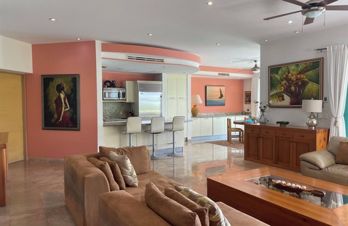 Puerto Aventuras Condo | 3-bedroom, 3.5 bath, waterfront condo in Puerto Aventuras with pool, wifi, A/C