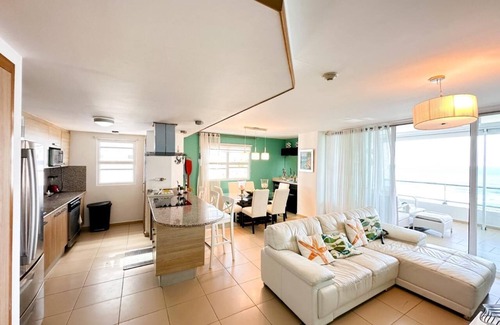 Villas Del Mar Condo | 3-bedroom 3- Bath Beachfront Paradise apt in amazing Playa Juan Dolio with WiFi
