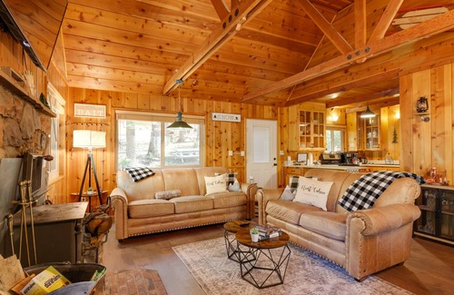 Dorrington Cabin | 3 Mi to Big Trees State Park: Cabin w/Scenic Deck