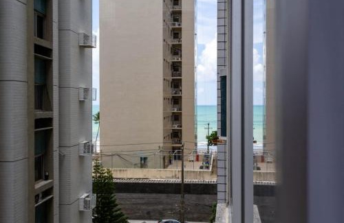 Boa Viagem Apartment | 3 Quartos com vista ao mar, rede e estacionamento, Decoração Regional