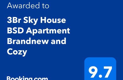 Bumi Serpong Damai Apartment | 3Br Sky House BSD Apartment Brandnew and Cozy