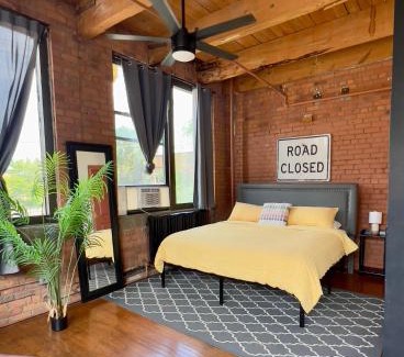Detroit Apartment | 420 Friendly KING suite Downtown LOFT Free Parking & WiFi