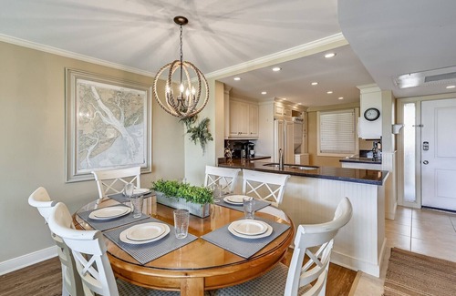 Folly Field Villa | 4201 Island Club ~ Ocean Front 2BR with Access to Pool, Tennis, Fitness Center!