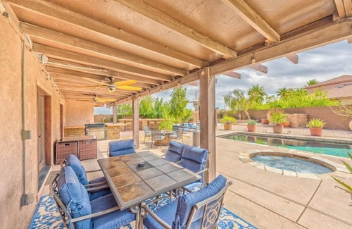 Las Vegas House | 4BR/3BA - Beautiful yard, Pool, Spa, BBall
