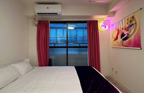 Akasaka Apartment | 4min to Tameike Sanno stationPink Purple Magic Room3ppl/Minato-ku Tokyo
