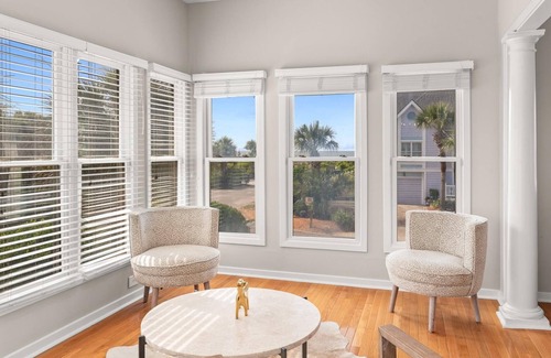 Charleston County House | 5 Surf Lane - Ocean View - Steps to Beach - Pool Access!