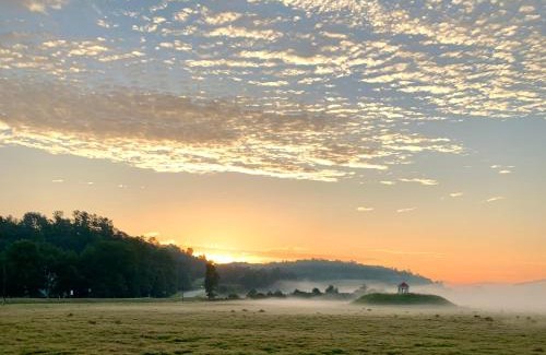 Sautee Nacoochee House | 6 miles from Helen Couples Shower Private Fire Pit