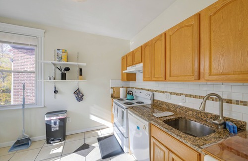 Longwood Apartment | 65inTV:Free Parking:Longwood:King Bed:Full Kitchen