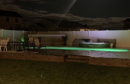 Merion Park House | 6BR/5BA custom beach home with private pool and hot tub; entertainment rooms