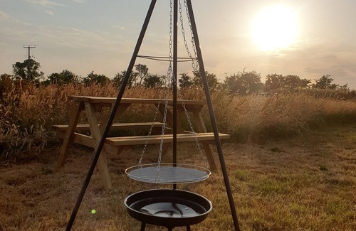 Saltburn-by-the-Sea Cabin | 6m Emperor tent, near Whitby, with log burner