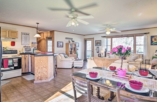 Morganton Cottage | 7 Mi to Downtown Morganton: Cabin w/Fire Pit!