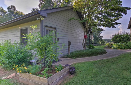 Morganton Cottage | 7 Mi to Downtown Morganton: Cabin w/Fire Pit!