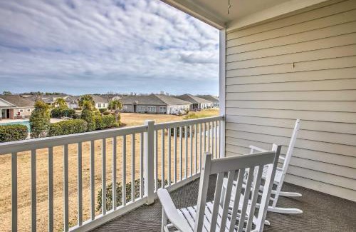 Carolina Forest Apartment | 7 Mi to Myrtle Beach Boardwalk Condo with Balcony!