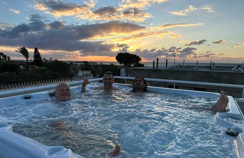 Caesarea Villa | 7BR Seafront Villa With Fenced Pool And Jacuzzi