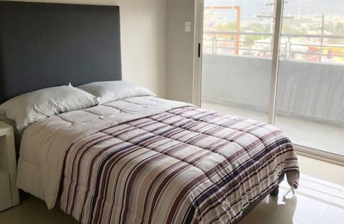 Monterrey Municipality Apartment | 9. Suite con Terraza Privada/Vista/Abierto Tenis
