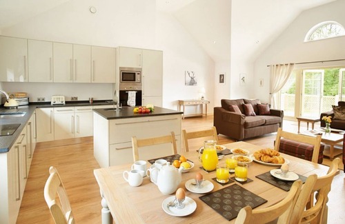 Pattiswick Cabin | A delightful lodge with hot tub on Wakes Hall Farm is a haven of peace in 500 acres of private land