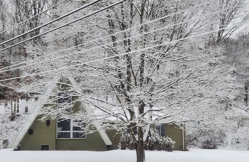 McGrann Ski Chalet | A- Frame Adventures - Cozy Chalet that borders Crooked Creek Lake Park.