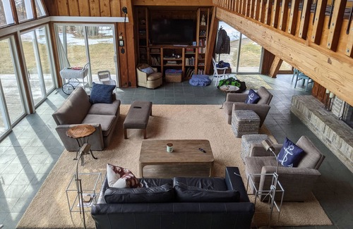 Belgium House | "A" frame cottage on the shore of Lake Michigan